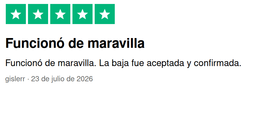 Reseña de Trustpilot 3